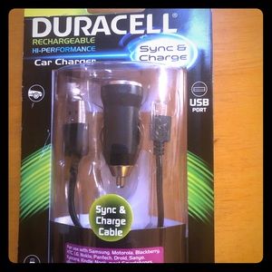 Duracell Car Charger Rechargeable Samsung Android